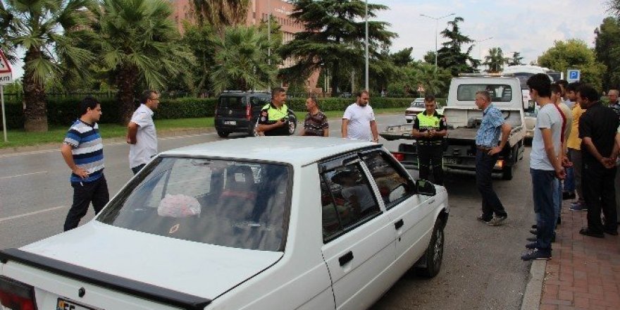 Ceza kesen polis darp edildi