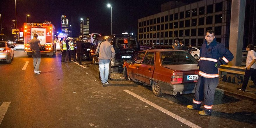 İstanbul'da trafik kazaları: 3 yaralı