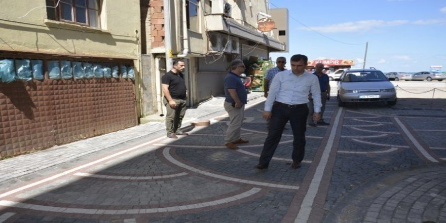 Akçakoca’da satıh kaplamada yeni trend antik küp taş