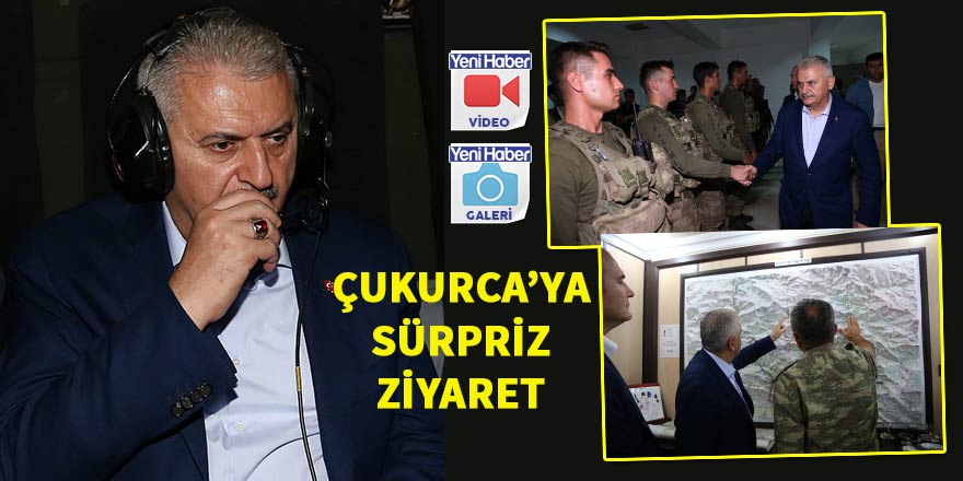 Başbakan'dan Çukurca'ya sürpriz ziyaret