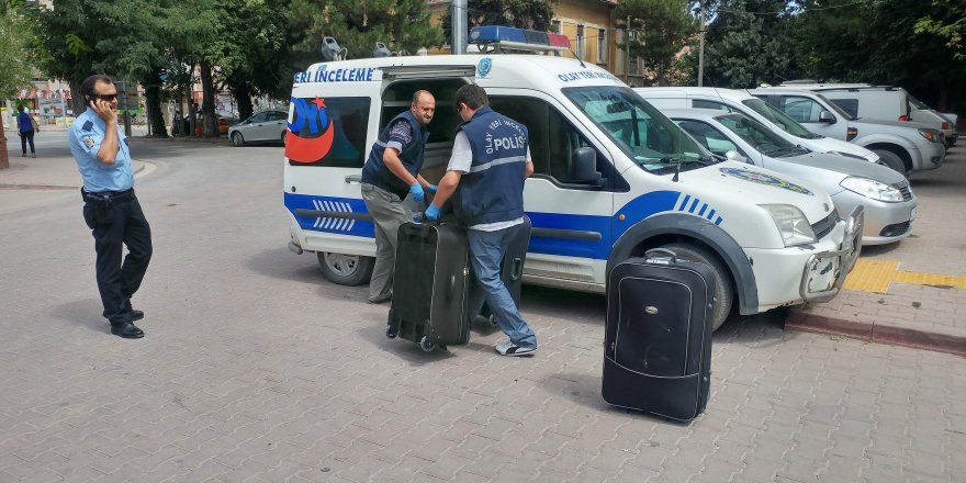 Konya'da bomba ihbarı yapılan trenden 15 kilo esrar çıktı