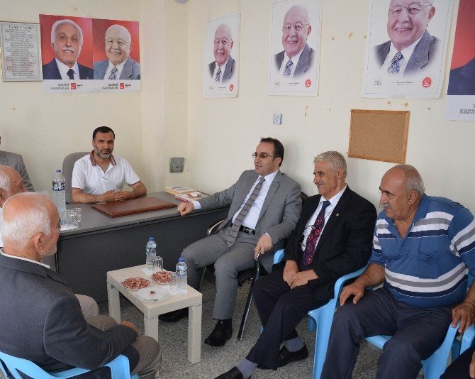 Vali Çataklı’dan, Saadet Partisi ve AK Parti’ye ziyaret