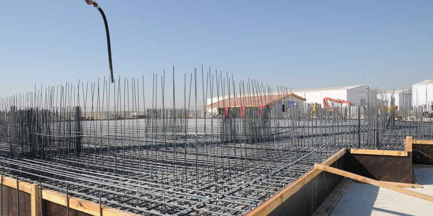 Karatay'da yeni caminin temeli dualarla atıldı