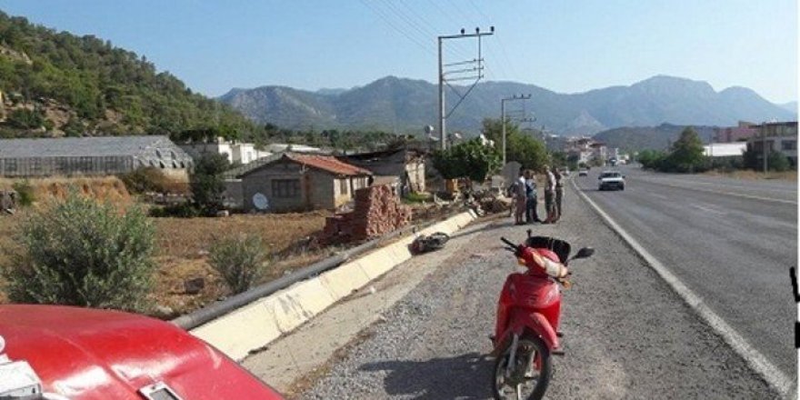 Bozyazı’da trafik kazası: 1 yaralı
