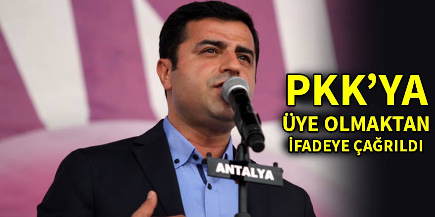 HDP'li Demirtaş ve Nursel Aydoğan ifadeye çağrıldı