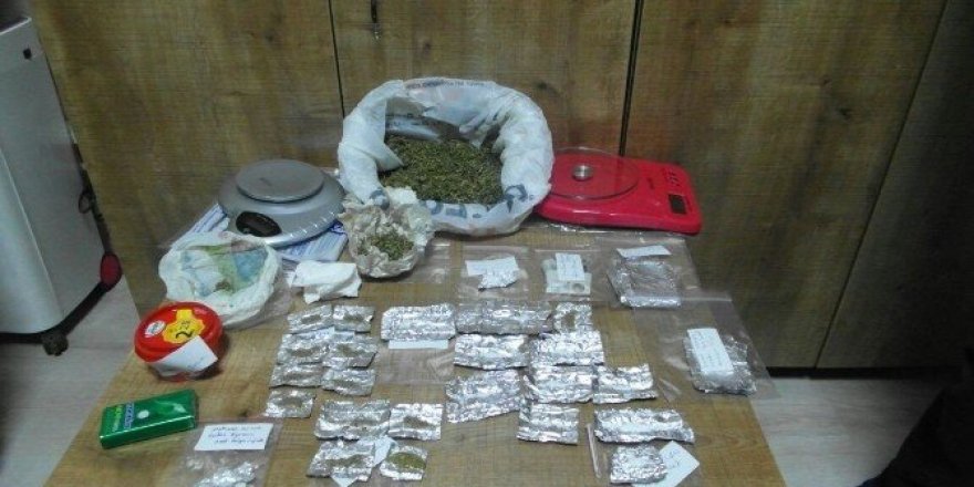 Kayseri’de uyuşturucu operasyonu: 8 gözaltı