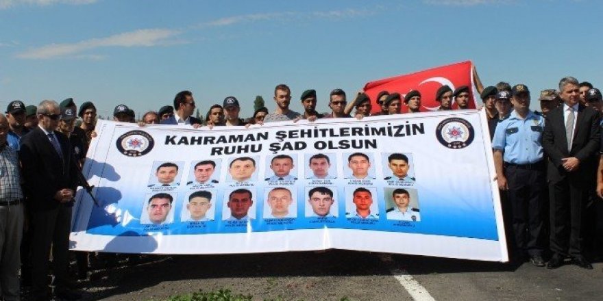 13 şehit polis dualarla anıldı