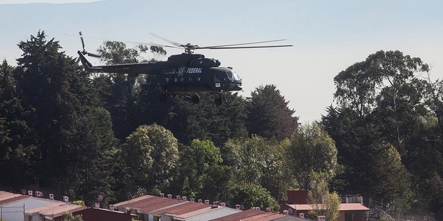 Saldırıya uğrayan polis helikopteri düştü: 4 ölü
