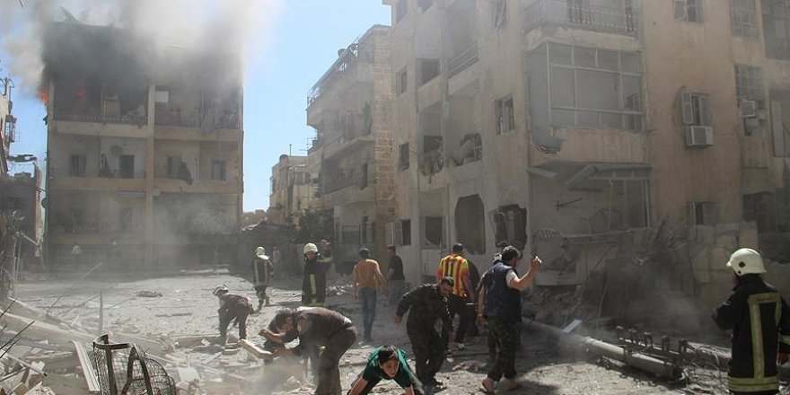 Rus jetleri Halep'i bombaladı: 28 ölü, 57 yaralı