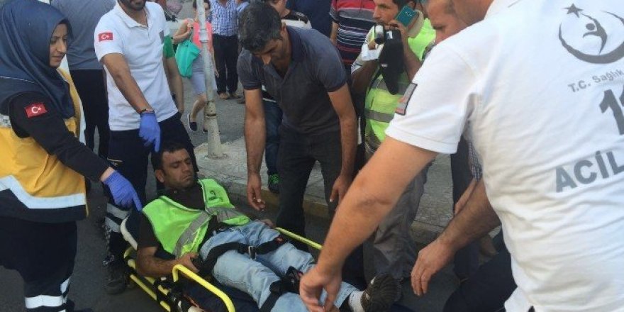 Otomobil park görevlisine çarpıp kaçtı: 1 yaralı