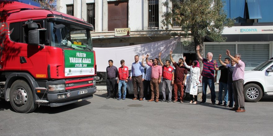 Konya'dan Filistin'e yardım