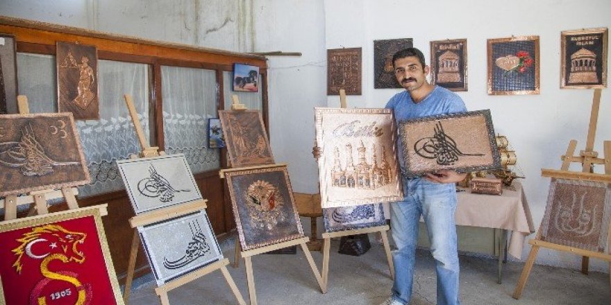 Merakla başladı sanatında ustalaştı
