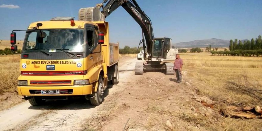 Seydişehir'de yol çalışmaları