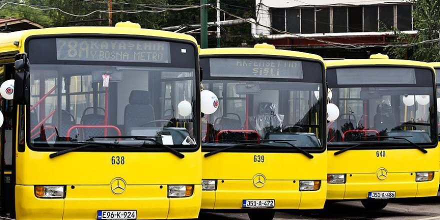 İstanbul otobüsleri Saraybosna trafiğinde