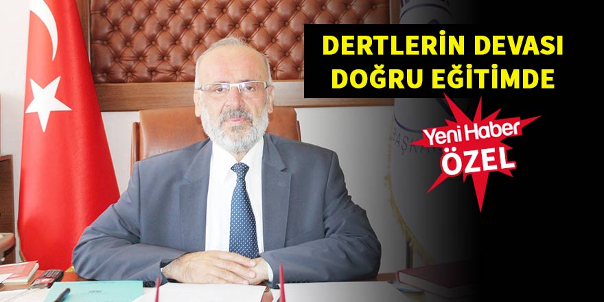 Dertlerin devası doğru eğitimde