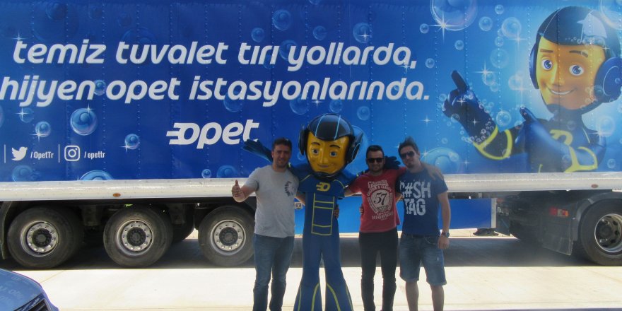 OPET Temiz Tuvalet Tırları Konya’da devam ediyor