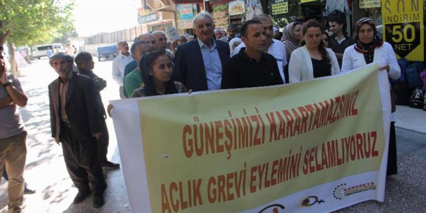 HDP ve DBP'nin basın açıklamasına 20 kişi katıldı