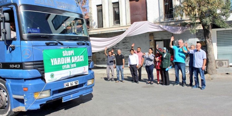 Konya'dan Silopi'ye yardım tırı
