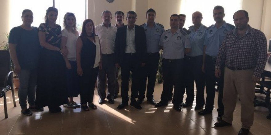 Büyükşehir hal esnafıyla bayramlaştı