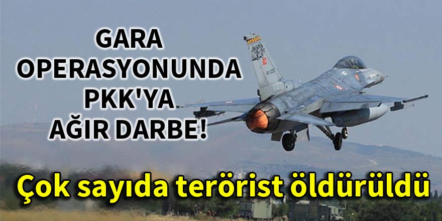 Kuzey Irak'a hava harekatı: 29 terörist öldürüldü