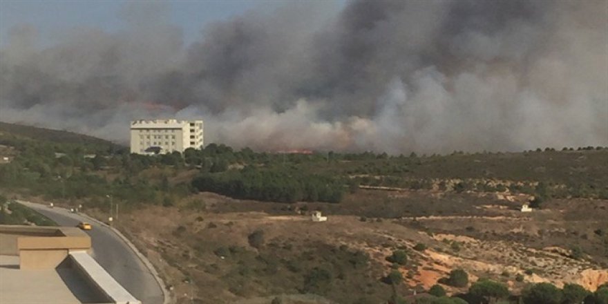 Tuzla Piyade Okulu'nda büyük yangın