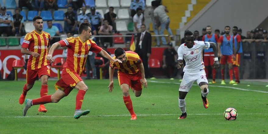 Galatasaray Kayseri'de puan bıraktı
