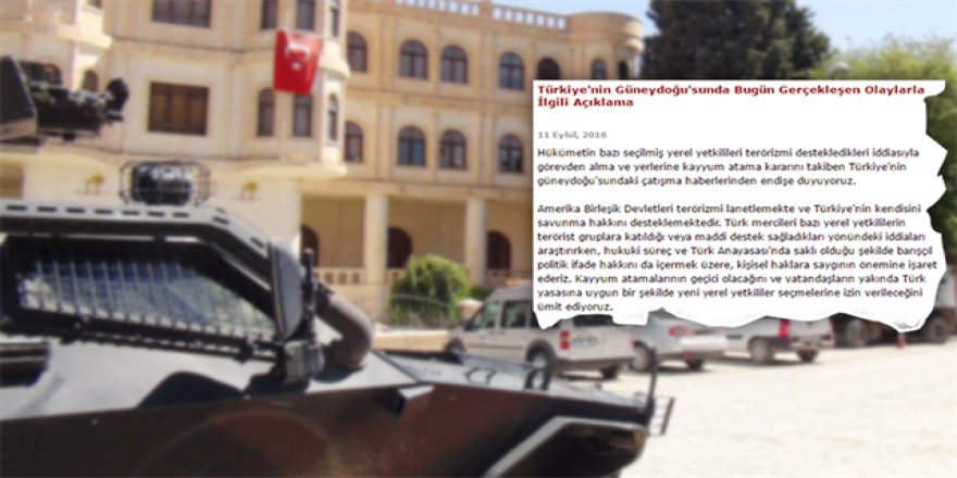 ABD terörist belediyelere kalkan oldu