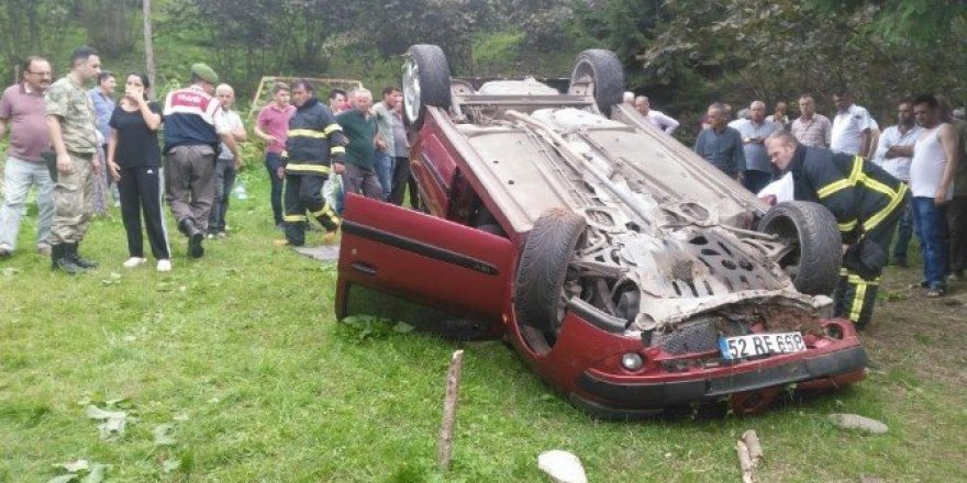 Ordu’da trafik kazası: 1 ölü, 1 yaralı