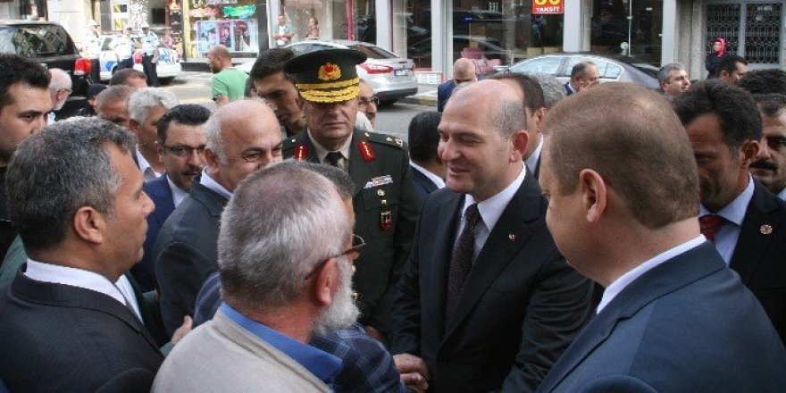 İçişleri Bakanı Süleyman Soylu, memleketi Trabzon’da