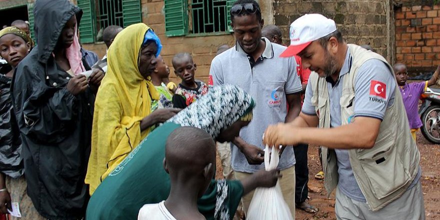 Mali'deki ihtiyaç sahiplerine kurban eti dağıtıldı