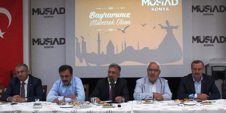 MÜSİAD Konya Şubesi bayramlaşma programı iş dünyasını buluşturdu