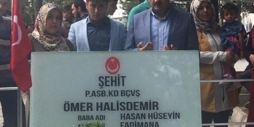Başkan Cabbar şehit Ömer Halisdemir’in kabrini ziyaret etti