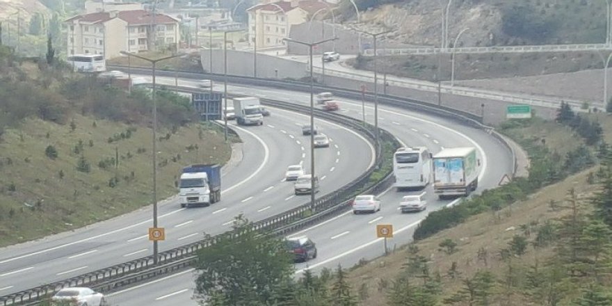 TEM’de trafik yoğunluğu azaldı