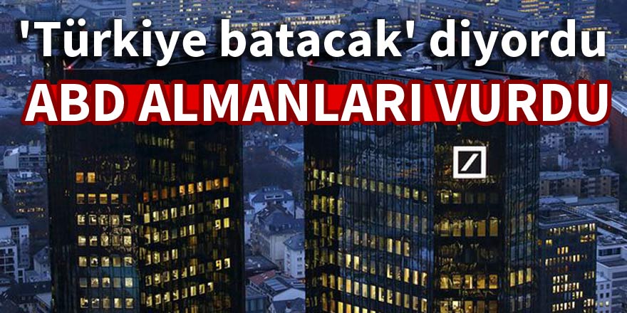 Deutche Bank'a ABD darbesi