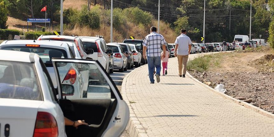 Tatilciler dönüş yolunda