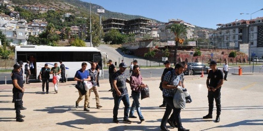 Alanya’da FETÖ soruşturması: 36 şüpheli adliyede