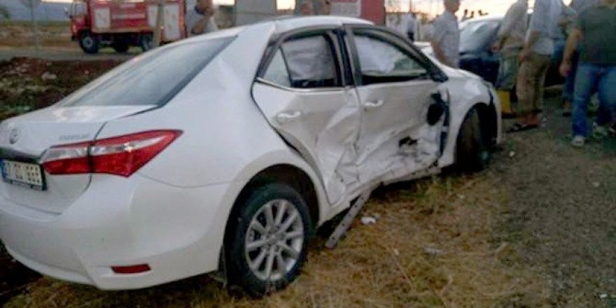 Araban eski Belediye Başkanı kaza yaptı: 3 Yaralı