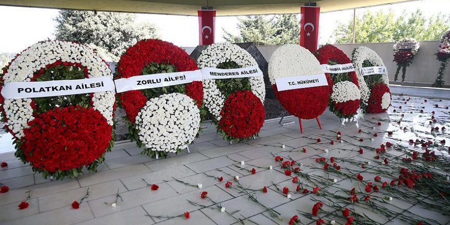 Menderes, Zorlu ve Polatkan anılıyor