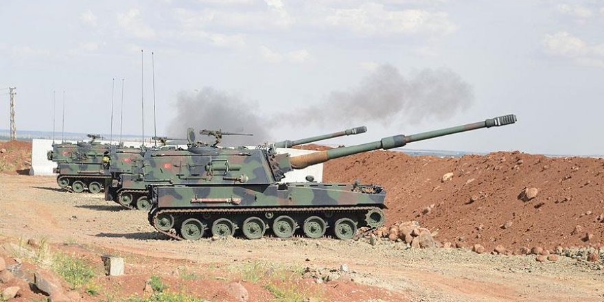 '37 DAEŞ hedefine 142 fırtına mermisi atıldı'