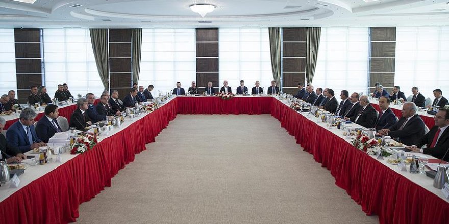 22 valinin katıldığı güvenlik toplantısı sona erdi