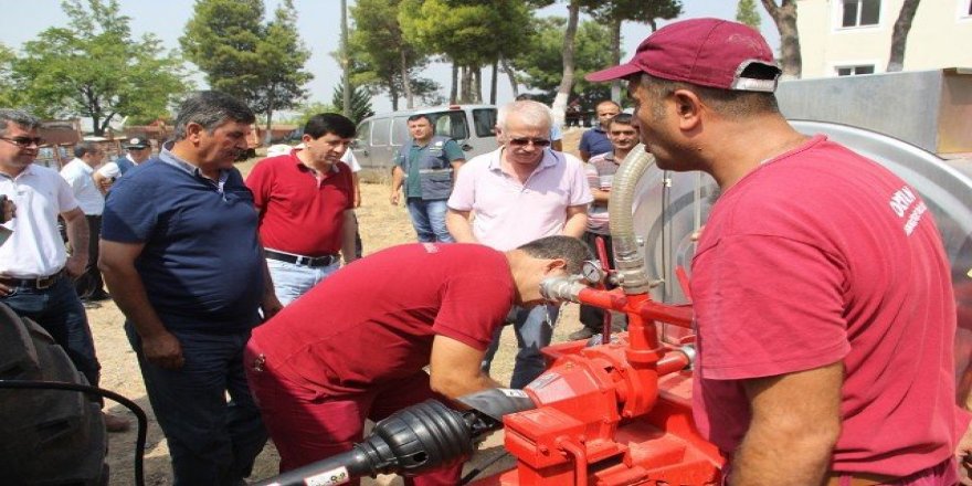 Adana ve Osmaniye’de çok amaçlı su tankeri dağıtıldı