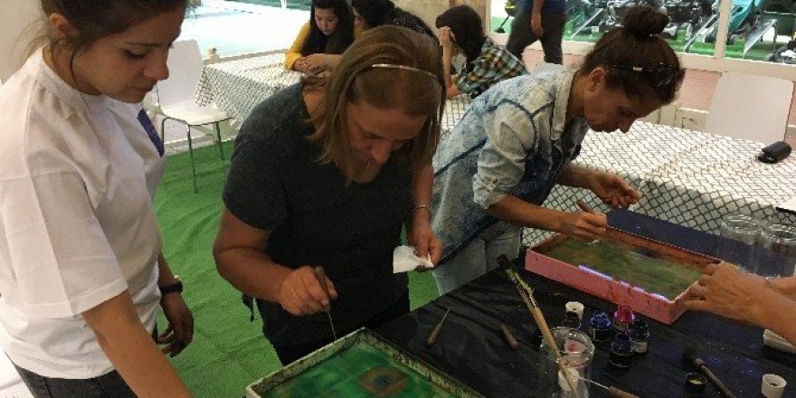 Forum Gaziantep’te ebru sanatı rüzgarı