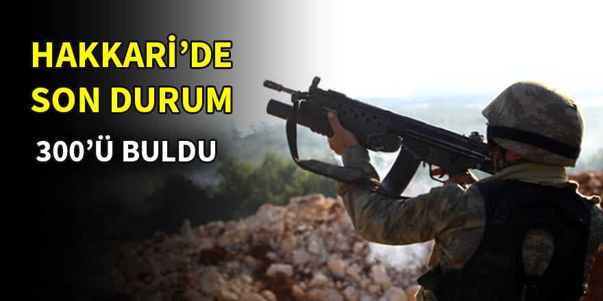 Dağlıca'da 7 PKK'lı terörist etkisiz hale getirildi