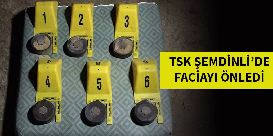 Şemdinli'de 41 antipersonel mayını ele geçirildi