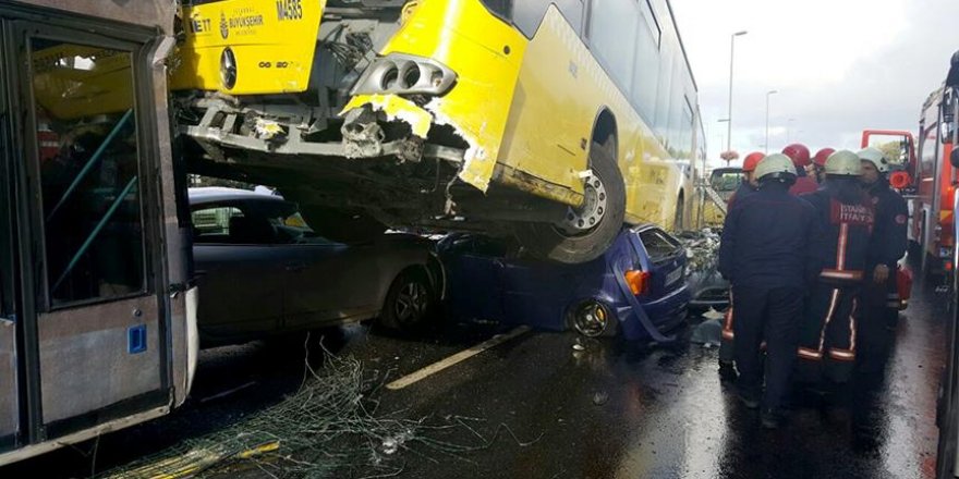 İstanbul'da faciadan dönüldü: 10 yaralı