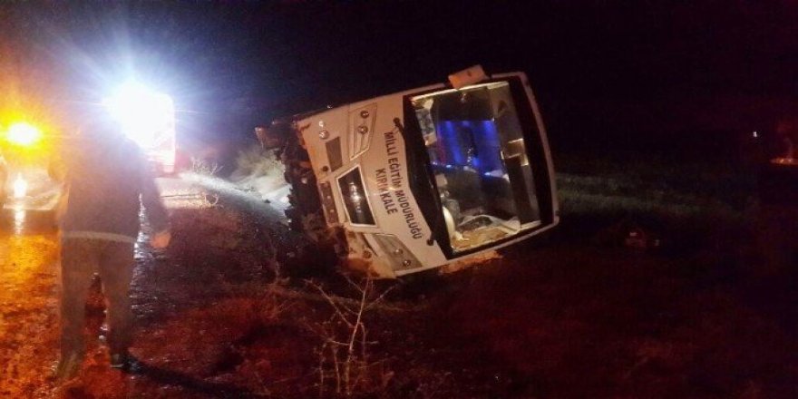 Konya’da midibüs devrildi: 2 ölü, 7 yaralı