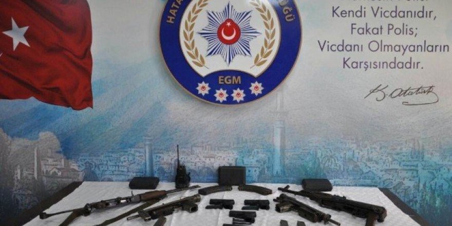 Hatay’da silah kaçakçılığı