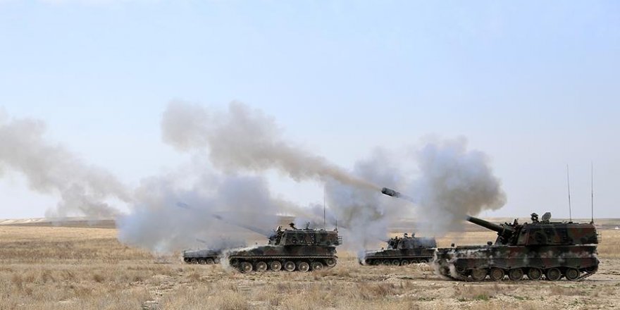 '105 DAEŞ hedefine 416 atış yapıldı'