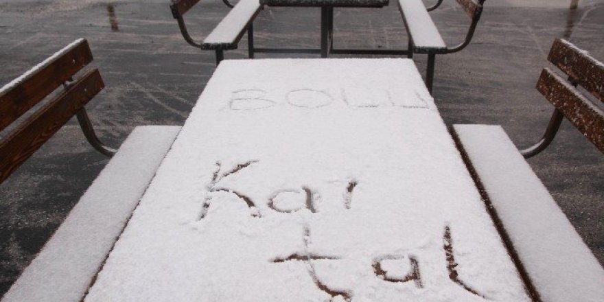 Kartalkaya’ya sezonun ilk karı yağdı