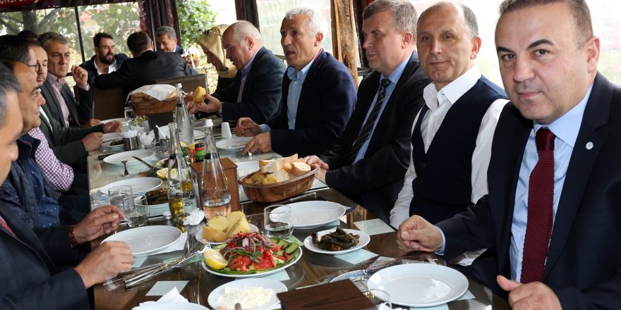 Trabzonspor - Konyaspor maçı öncesi dostluk yemeği